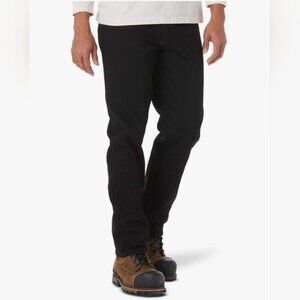 W34x32👖Rustler Classic Mens Regular Black Jeans